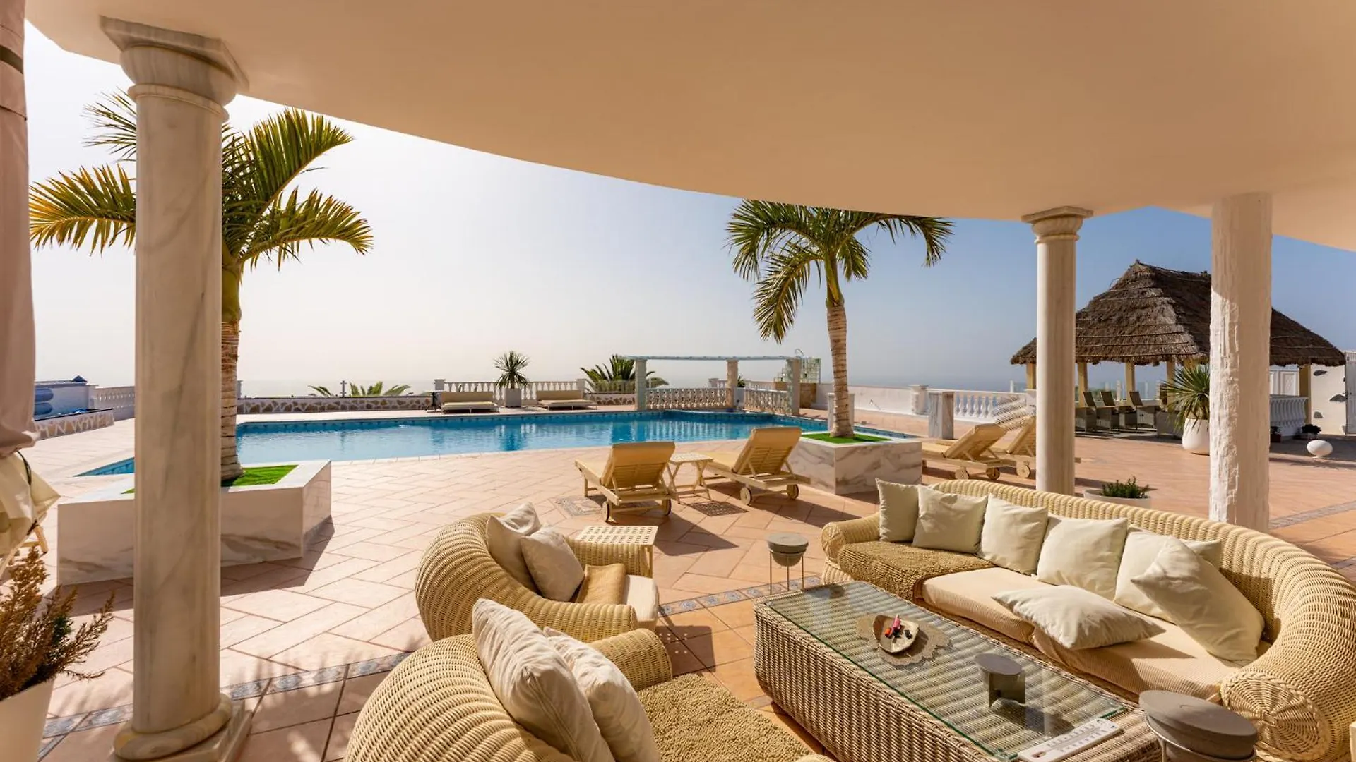 Private Luxury Villa With Jacuzzi, Beach Bar, Pool Costa Adeje  Spain